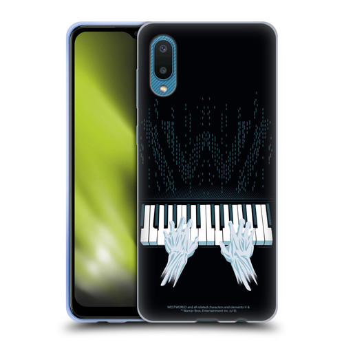 Westworld Graphics Piano Soft Gel Case for Samsung Galaxy A02/M02 (2021)