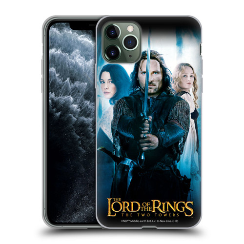 The Lord Of The Rings The Two Towers Posters Aragorn Soft Gel Case for Apple iPhone 11 Pro Max