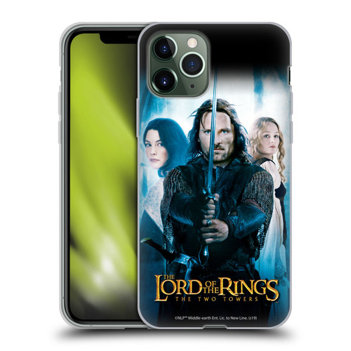 The Lord Of The Rings The Two Towers Posters Aragorn Soft Gel Case for Apple iPhone 11 Pro