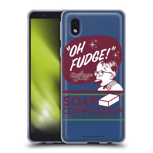 A Christmas Story Graphics Soap Connoisseur Soft Gel Case for Samsung Galaxy A01 Core (2020)