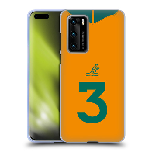 Australia National Rugby Union Team 2021/22 Players Jersey Position 3 Soft Gel Case for Huawei P40 5G
