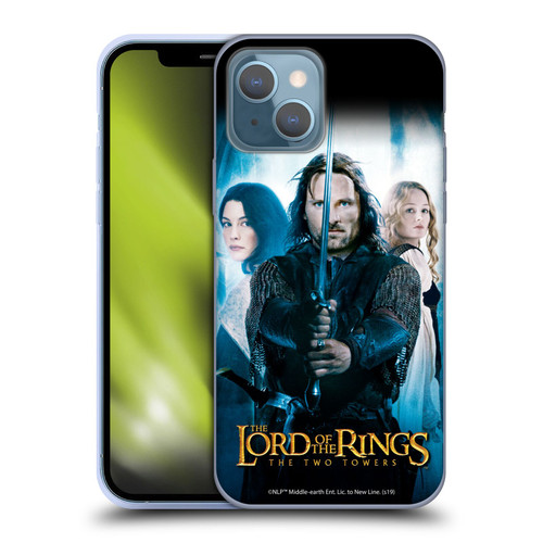 The Lord Of The Rings The Two Towers Posters Aragorn Soft Gel Case for Apple iPhone 13