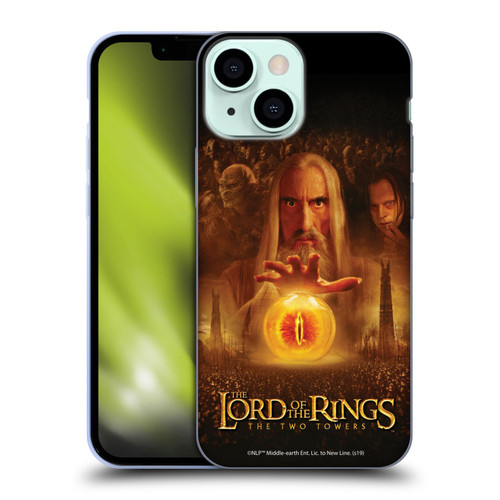 The Lord Of The Rings The Two Towers Posters Saruman Eye Soft Gel Case for Apple iPhone 13 Mini