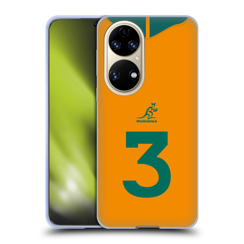 Australia National Rugby Union Team 2021/22 Players Jersey Position 3 Soft Gel Case for Huawei P50