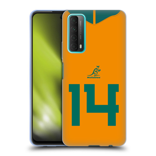 Australia National Rugby Union Team 2021/22 Players Jersey Position 14 Soft Gel Case for Huawei P Smart (2021)
