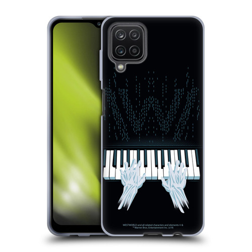 Westworld Graphics Piano Soft Gel Case for Samsung Galaxy A12 (2020)