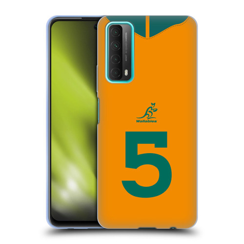 Australia National Rugby Union Team 2021/22 Players Jersey Position 5 Soft Gel Case for Huawei P Smart (2021)