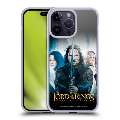 The Lord Of The Rings The Two Towers Posters Aragorn Soft Gel Case for Apple iPhone 14 Pro Max