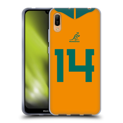 Australia National Rugby Union Team 2021/22 Players Jersey Position 14 Soft Gel Case for Huawei Y6 Pro (2019)