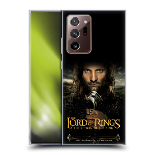 The Lord Of The Rings The Return Of The King Posters Aragorn Soft Gel Case for Samsung Galaxy Note20 Ultra / 5G