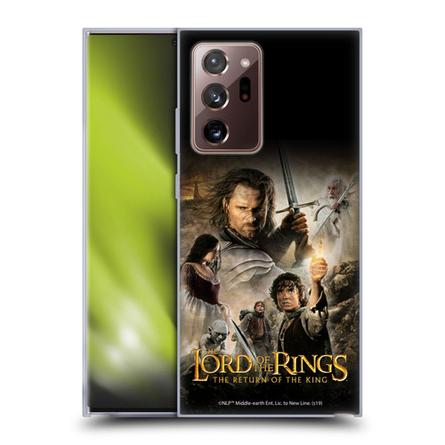 The Lord Of The Rings The Return Of The King Posters Main Characters Soft Gel Case for Samsung Galaxy Note20 Ultra / 5G