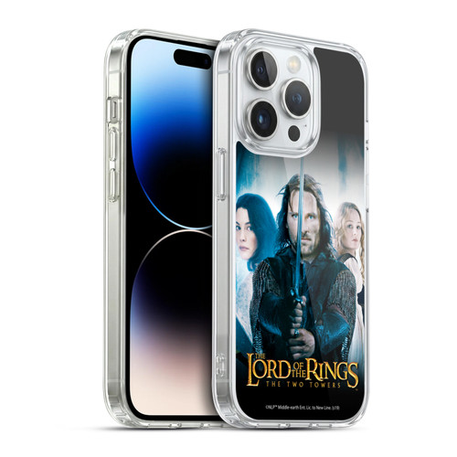 The Lord Of The Rings The Two Towers Posters Aragorn Soft Gel Case for Apple iPhone 14 Pro & MagSafe