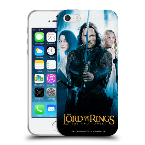 The Lord Of The Rings The Two Towers Posters Aragorn Soft Gel Case for Apple iPhone 5 / 5s / iPhone SE 2016