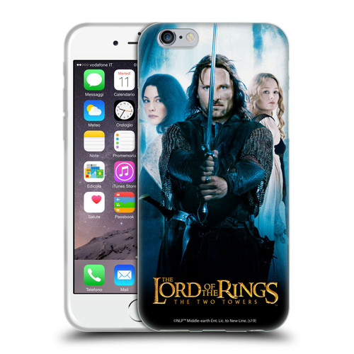 The Lord Of The Rings The Two Towers Posters Aragorn Soft Gel Case for Apple iPhone 6 / iPhone 6s