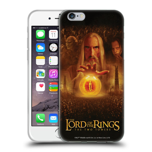 The Lord Of The Rings The Two Towers Posters Saruman Eye Soft Gel Case for Apple iPhone 6 / iPhone 6s