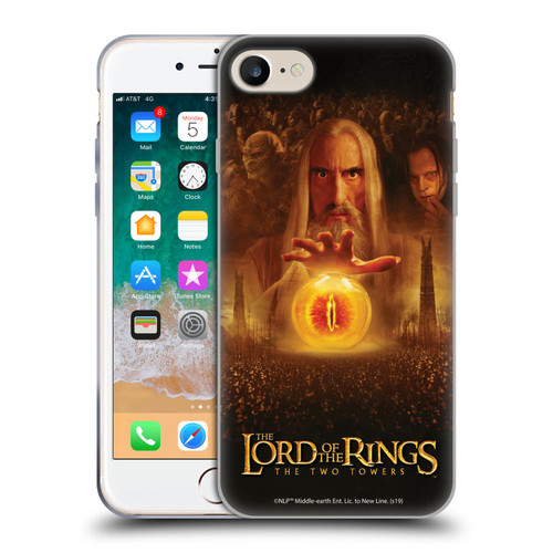 The Lord Of The Rings The Two Towers Posters Saruman Eye Soft Gel Case for Apple iPhone 7 / 8 / SE 2020 & 2022
