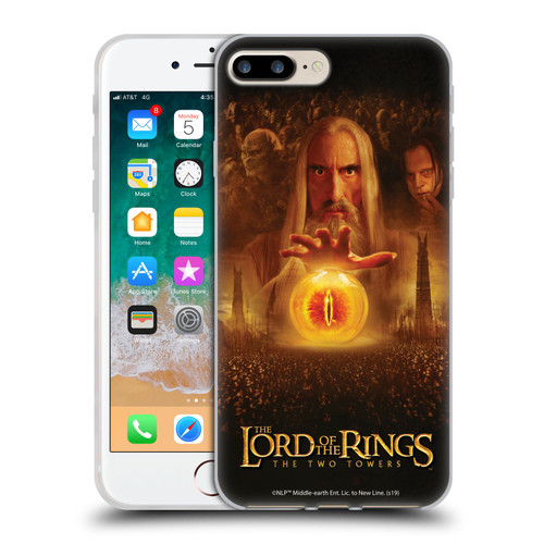 The Lord Of The Rings The Two Towers Posters Saruman Eye Soft Gel Case for Apple iPhone 7 Plus / iPhone 8 Plus