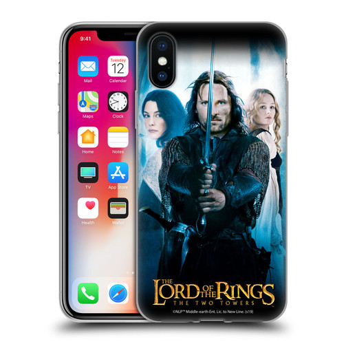 The Lord Of The Rings The Two Towers Posters Aragorn Soft Gel Case for Apple iPhone X / iPhone XS