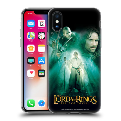 The Lord Of The Rings The Two Towers Posters Gandalf Soft Gel Case for Apple iPhone X / iPhone XS