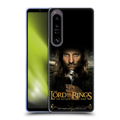 The Lord Of The Rings The Return Of The King Posters Aragorn Soft Gel Case for Sony Xperia 1 IV
