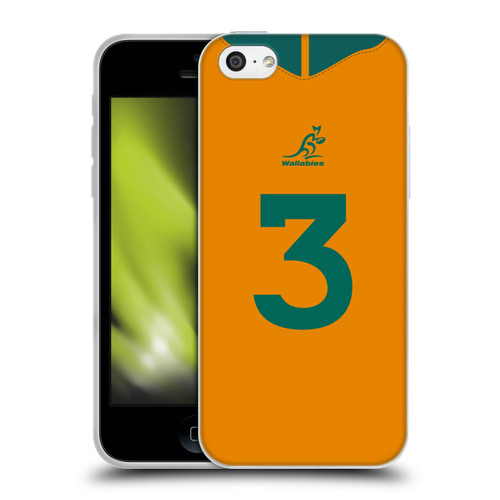 Australia National Rugby Union Team 2021/22 Players Jersey Position 3 Soft Gel Case for Apple iPhone 5c