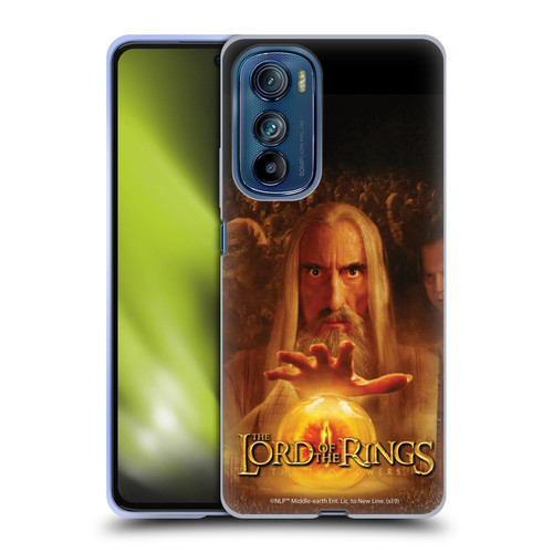 The Lord Of The Rings The Two Towers Posters Saruman Eye Soft Gel Case for Motorola Edge 30