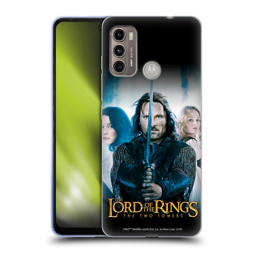 The Lord Of The Rings The Two Towers Posters Aragorn Soft Gel Case for Motorola Moto G60 / Moto G40 Fusion