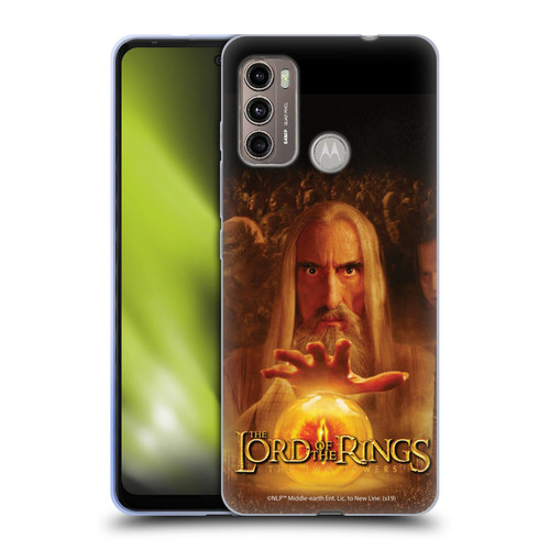 The Lord Of The Rings The Two Towers Posters Saruman Eye Soft Gel Case for Motorola Moto G60 / Moto G40 Fusion