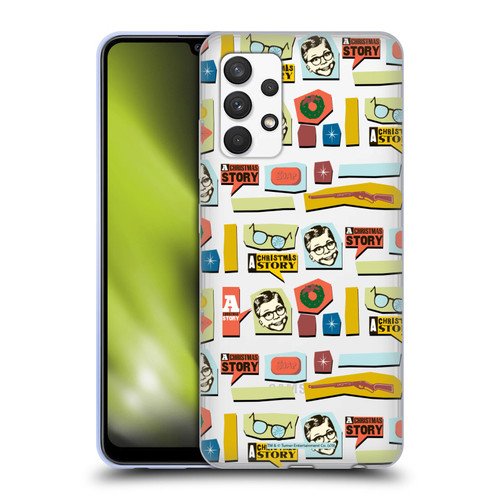 A Christmas Story Graphics Pattern 2 Soft Gel Case for Samsung Galaxy A32 (2021)