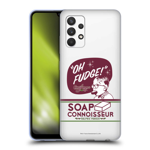 A Christmas Story Graphics Soap Connoisseur Soft Gel Case for Samsung Galaxy A32 (2021)