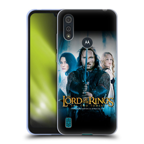 The Lord Of The Rings The Two Towers Posters Aragorn Soft Gel Case for Motorola Moto E6s (2020)