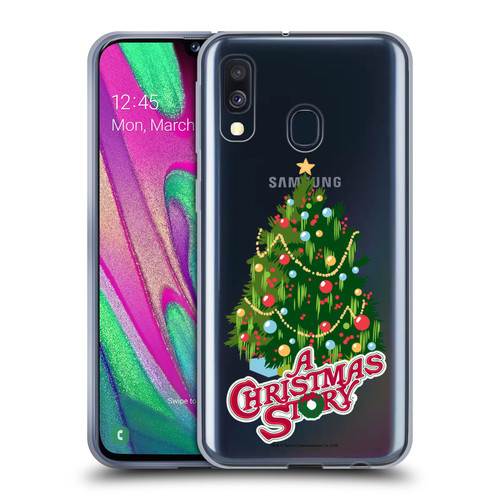 A Christmas Story Graphics Holiday Tree Soft Gel Case for Samsung Galaxy A40 (2019)