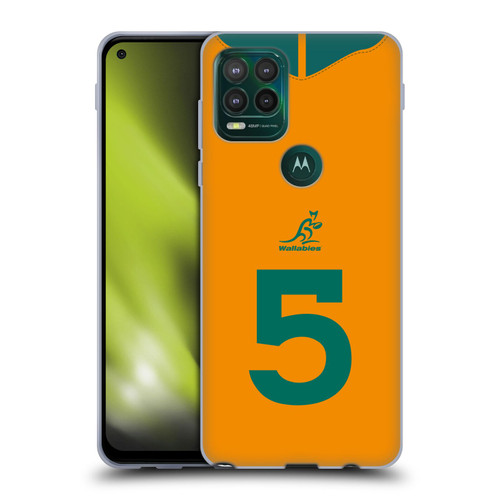 Australia National Rugby Union Team 2021/22 Players Jersey Position 5 Soft Gel Case for Motorola Moto G Stylus 5G 2021