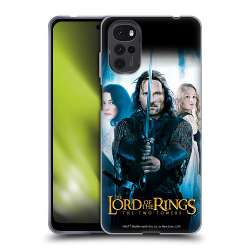 The Lord Of The Rings The Two Towers Posters Aragorn Soft Gel Case for Motorola Moto G22