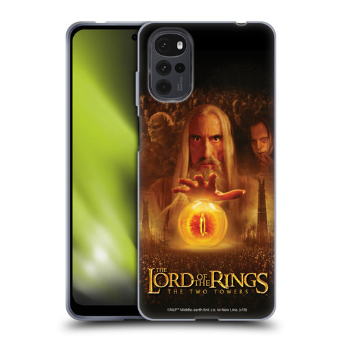 The Lord Of The Rings The Two Towers Posters Saruman Eye Soft Gel Case for Motorola Moto G22