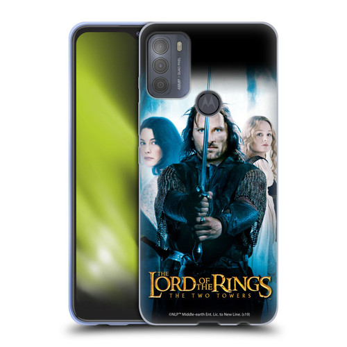 The Lord Of The Rings The Two Towers Posters Aragorn Soft Gel Case for Motorola Moto G50