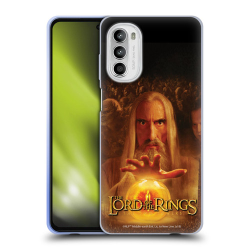 The Lord Of The Rings The Two Towers Posters Saruman Eye Soft Gel Case for Motorola Moto G52