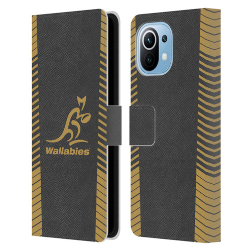 Australia National Rugby Union Team Wallabies Replica Grey Leather Book Wallet Case Cover For Xiaomi Mi 11
