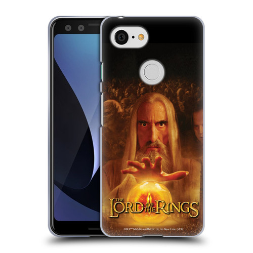 The Lord Of The Rings The Two Towers Posters Saruman Eye Soft Gel Case for Google Pixel 3