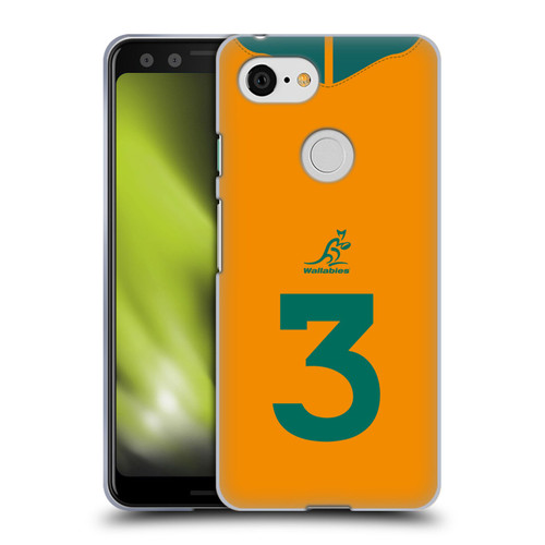 Australia National Rugby Union Team 2021/22 Players Jersey Position 3 Soft Gel Case for Google Pixel 3