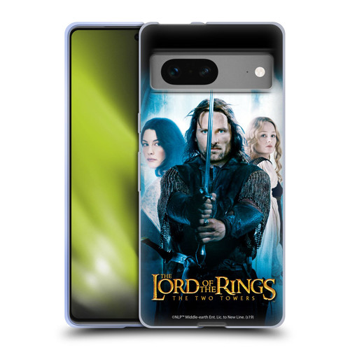 The Lord Of The Rings The Two Towers Posters Aragorn Soft Gel Case for Google Pixel 7