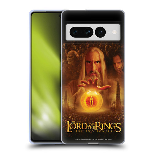 The Lord Of The Rings The Two Towers Posters Saruman Eye Soft Gel Case for Google Pixel 7 Pro