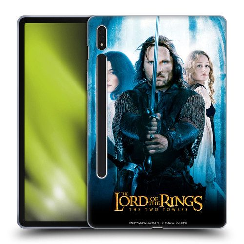 The Lord Of The Rings The Two Towers Posters Aragorn Soft Gel Case for Samsung Galaxy Tab S8
