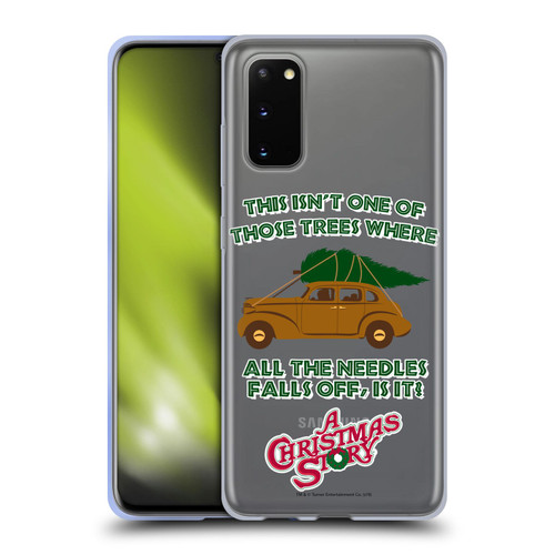 A Christmas Story Graphics Car And Pine Tree Soft Gel Case for Samsung Galaxy S20 / S20 5G
