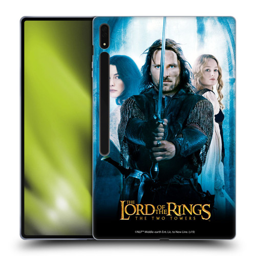 The Lord Of The Rings The Two Towers Posters Aragorn Soft Gel Case for Samsung Galaxy Tab S8 Ultra