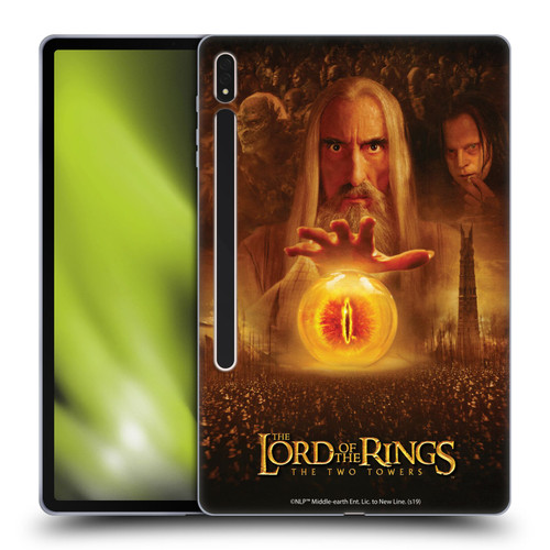The Lord Of The Rings The Two Towers Posters Saruman Eye Soft Gel Case for Samsung Galaxy Tab S8 Plus