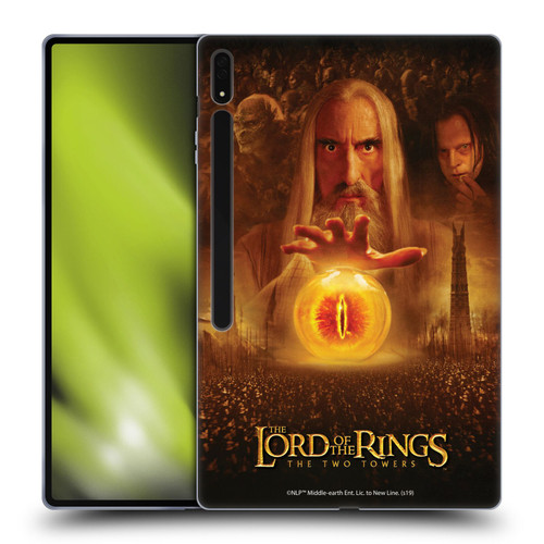 The Lord Of The Rings The Two Towers Posters Saruman Eye Soft Gel Case for Samsung Galaxy Tab S8 Ultra