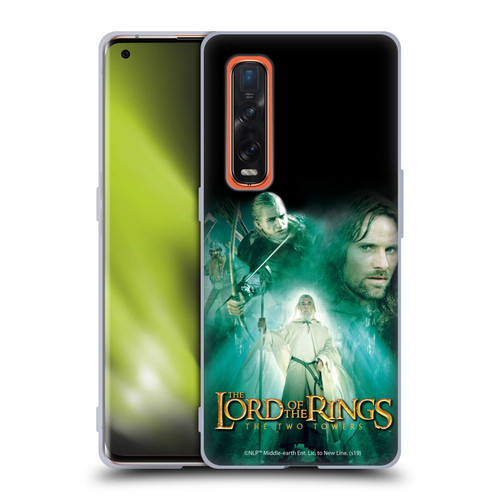 The Lord Of The Rings The Two Towers Posters Gandalf Soft Gel Case for OPPO Find X2 Pro 5G