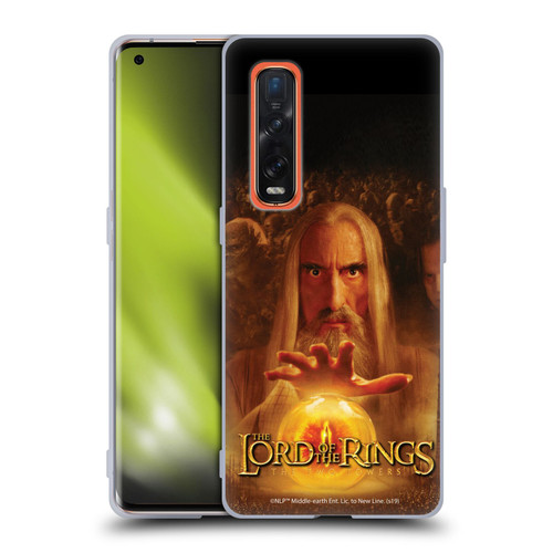 The Lord Of The Rings The Two Towers Posters Saruman Eye Soft Gel Case for OPPO Find X2 Pro 5G
