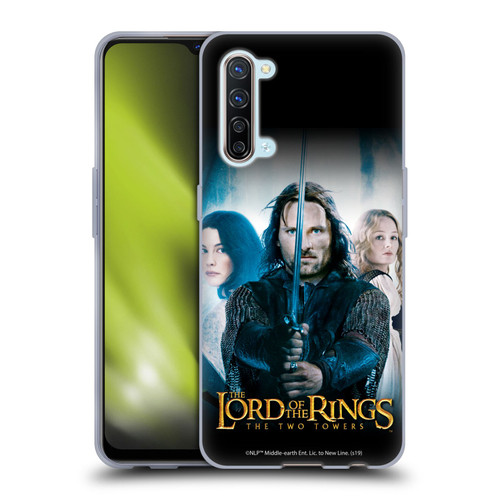 The Lord Of The Rings The Two Towers Posters Aragorn Soft Gel Case for OPPO Find X2 Lite 5G